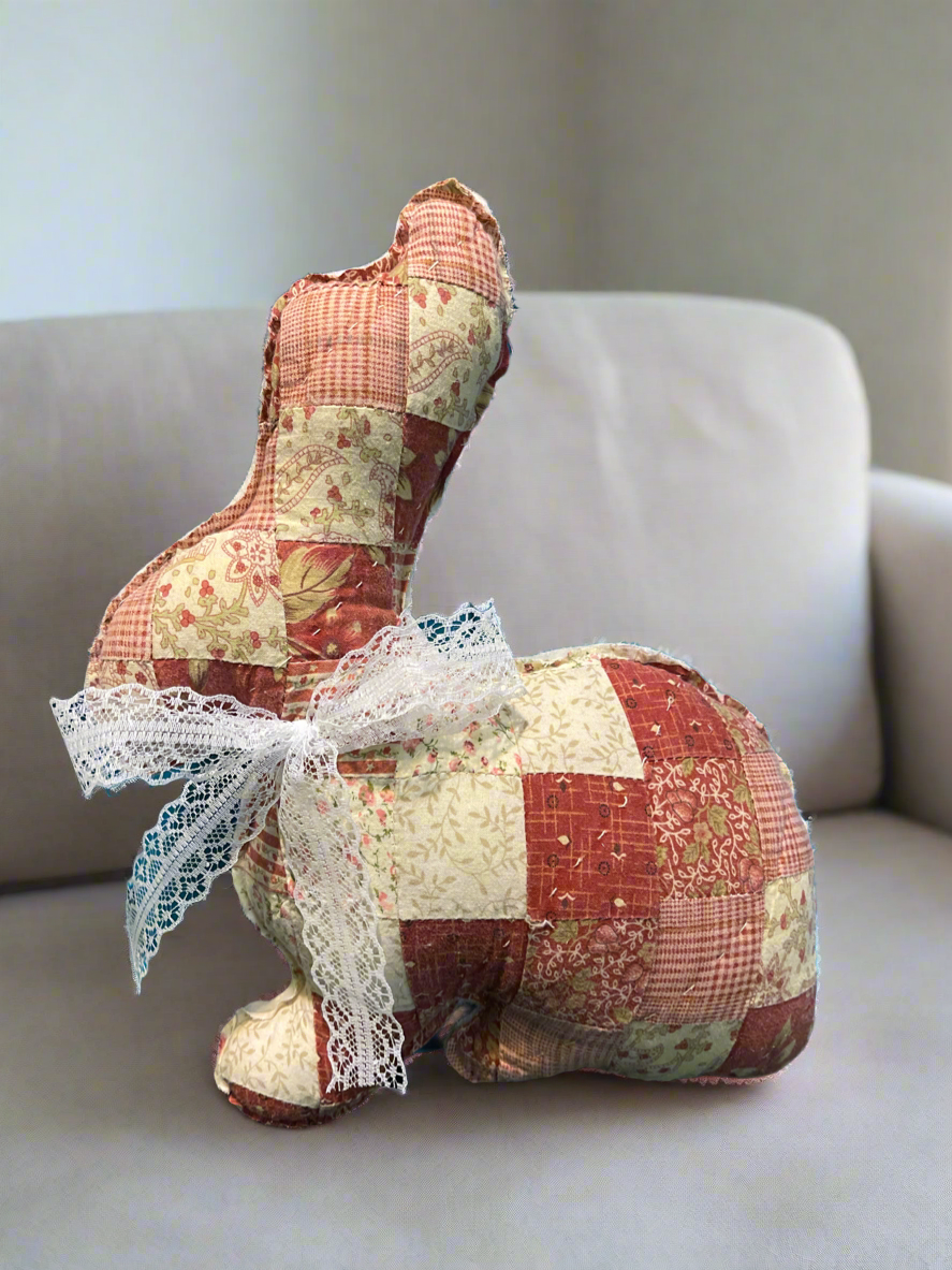 Patchwork Sitting Bunny