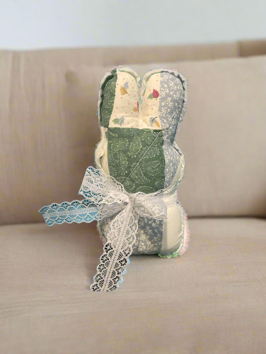 Patchwork Sitting Bunny
