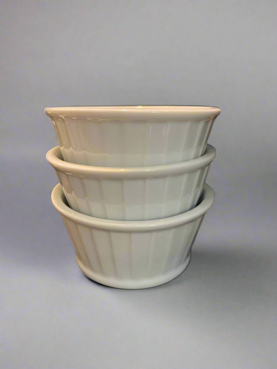 Fluted Ramekin set of 3