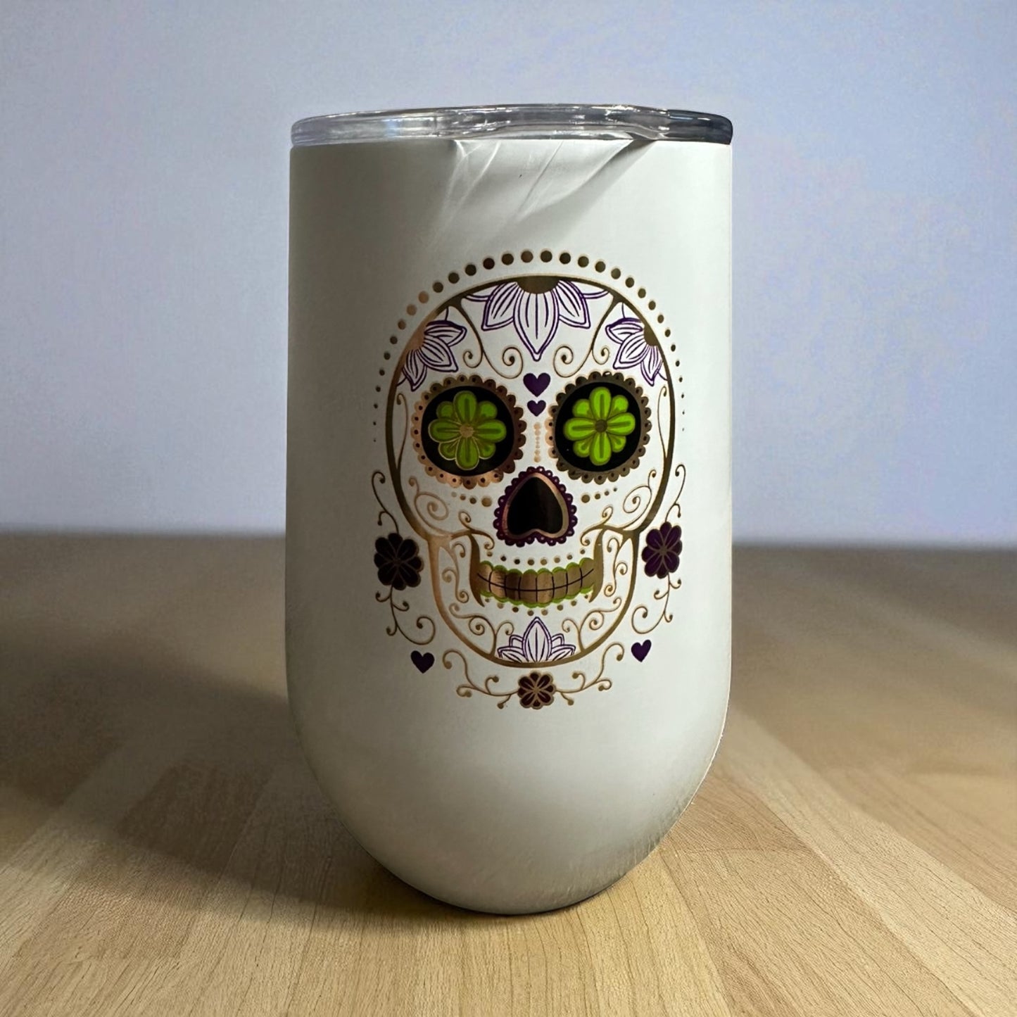 Tumbler Skull/White