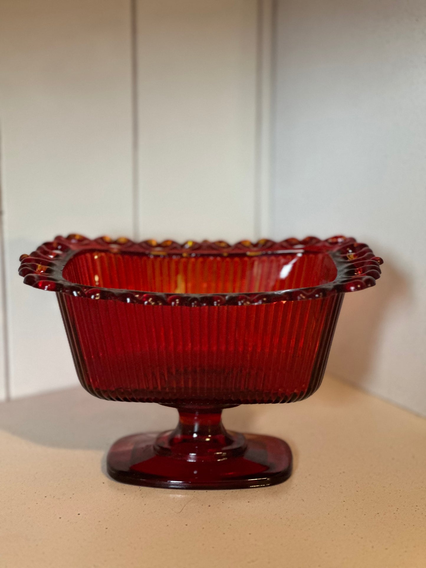 FTDA 1981 Rectangular Indiana Lace Glass