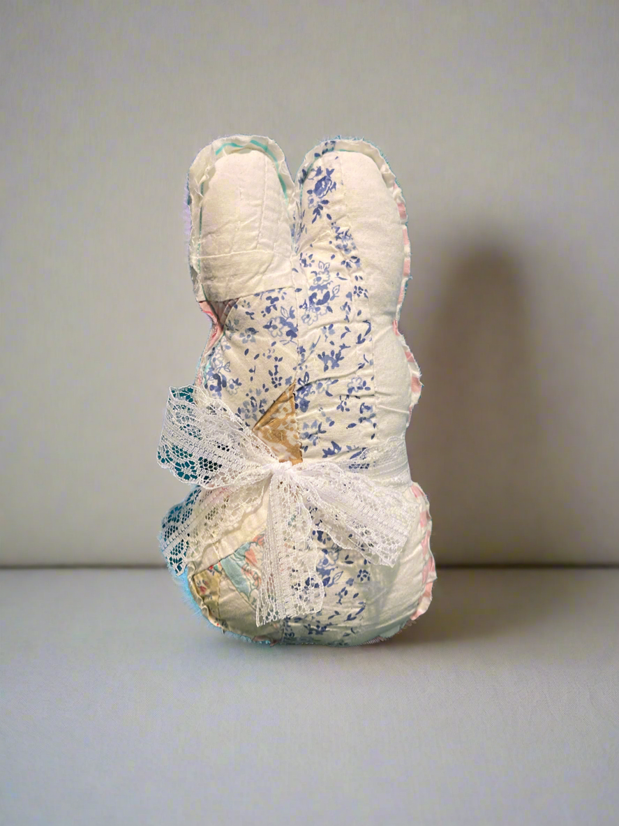 Patchwork Sitting Bunny