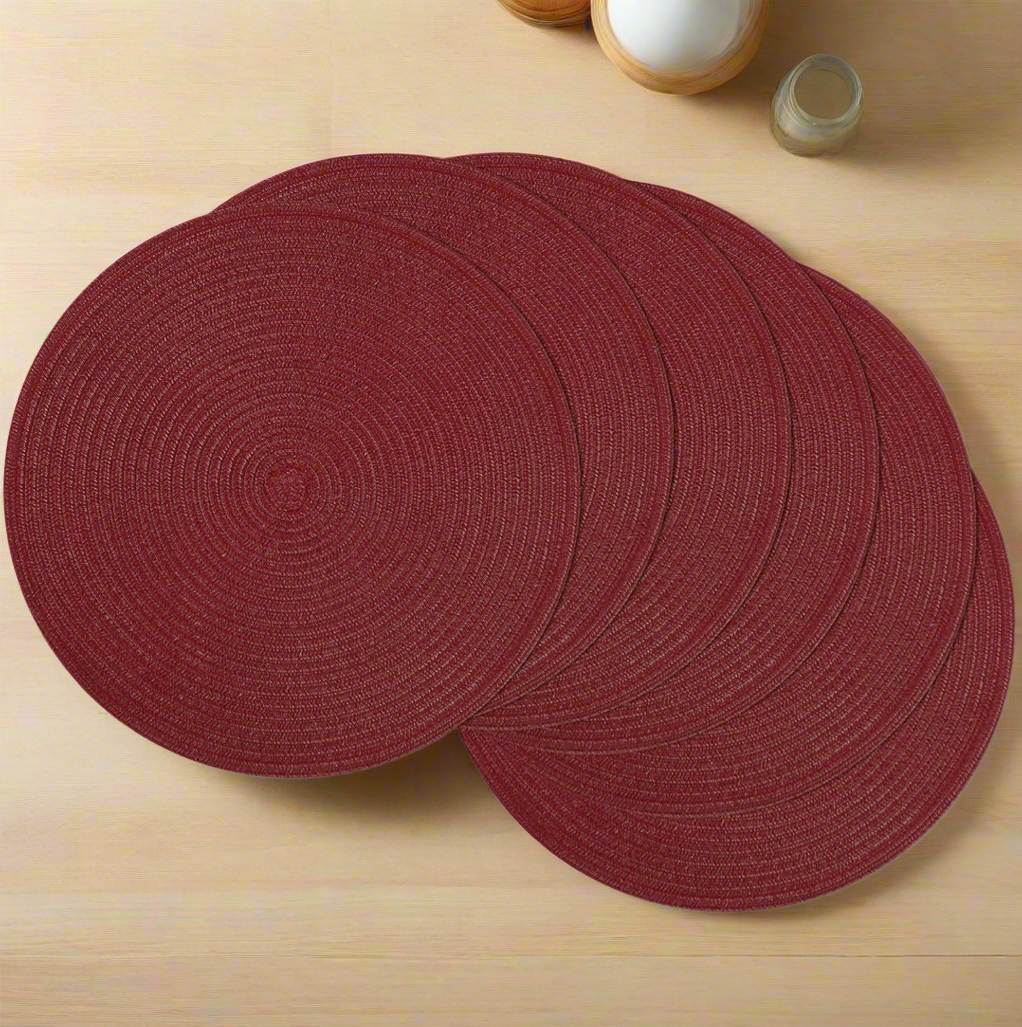 Fall Woven Round Placemats(sets of 2)