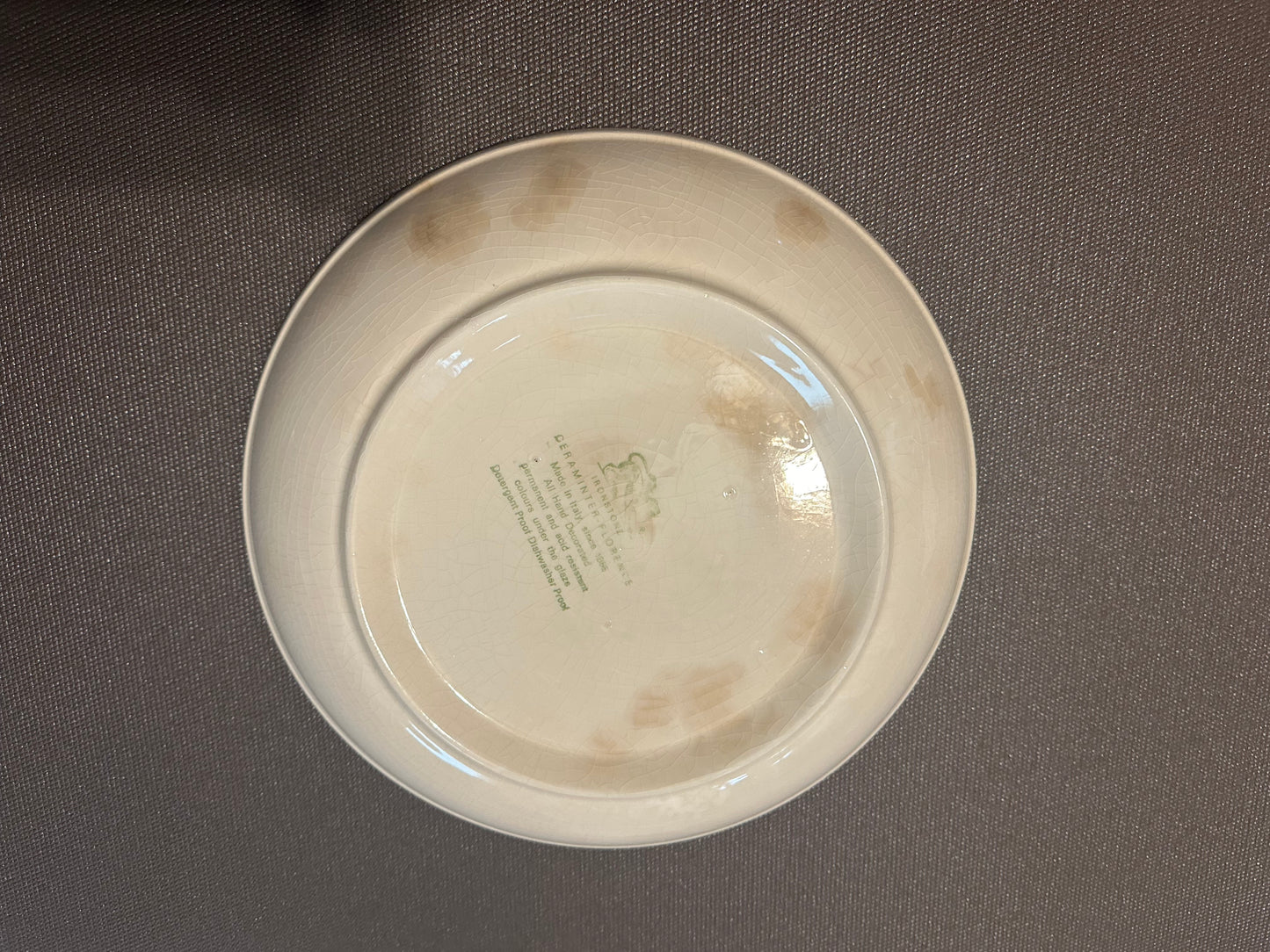 Vtg Ironware Pasta Bowl