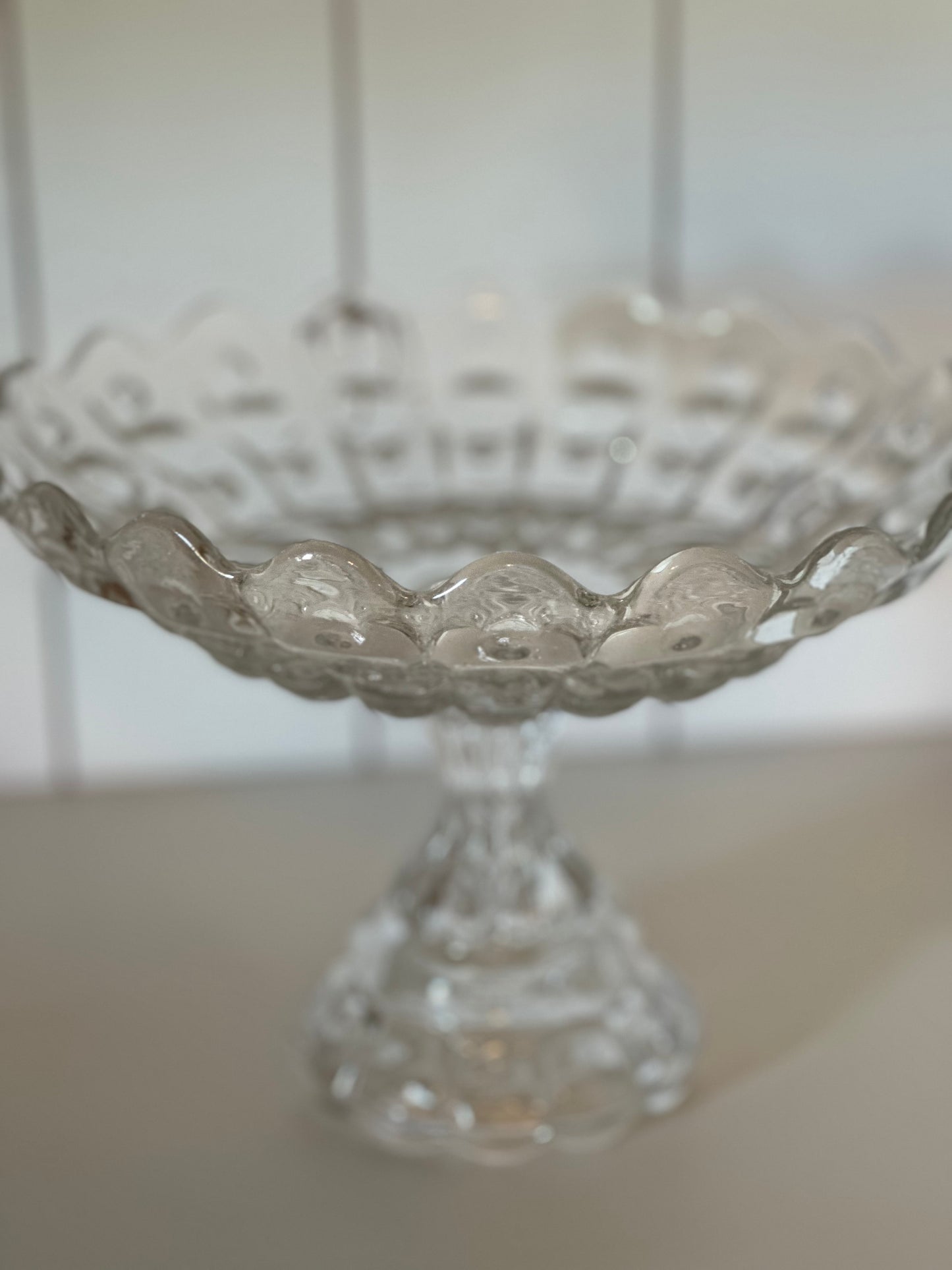 Glass Pedestal Footed Dish/Bowl