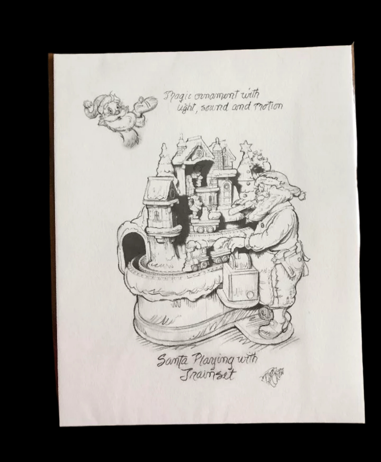 Hallmark Sketch Print