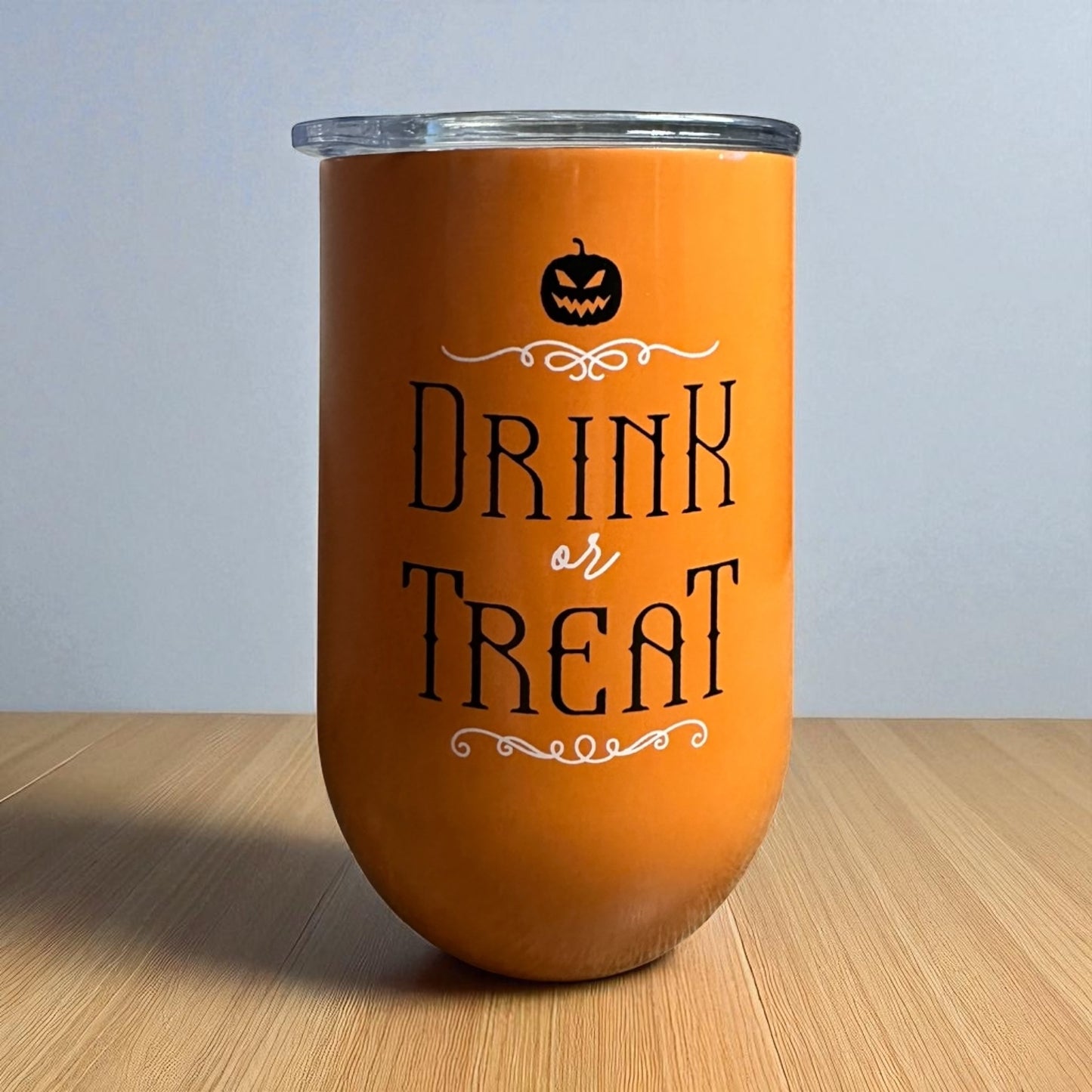 Tumbler Drink or Treat Orange