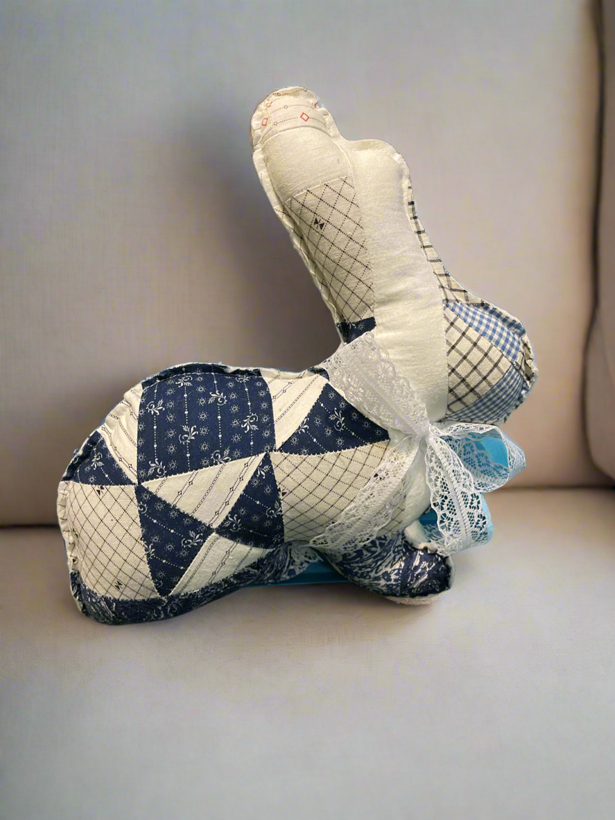 Patchwork Sitting Bunny