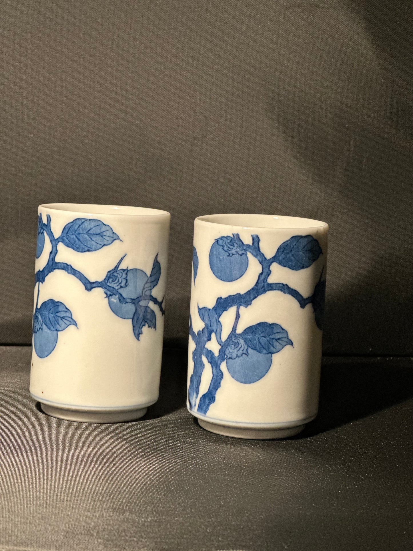 Vtg Japan Tall Tea Saki Cups (Set Of 6)