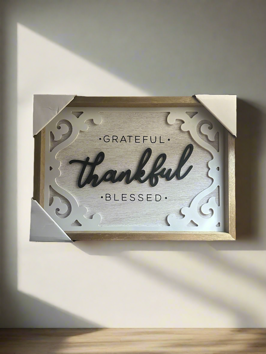 Grateful Thankful Blessed