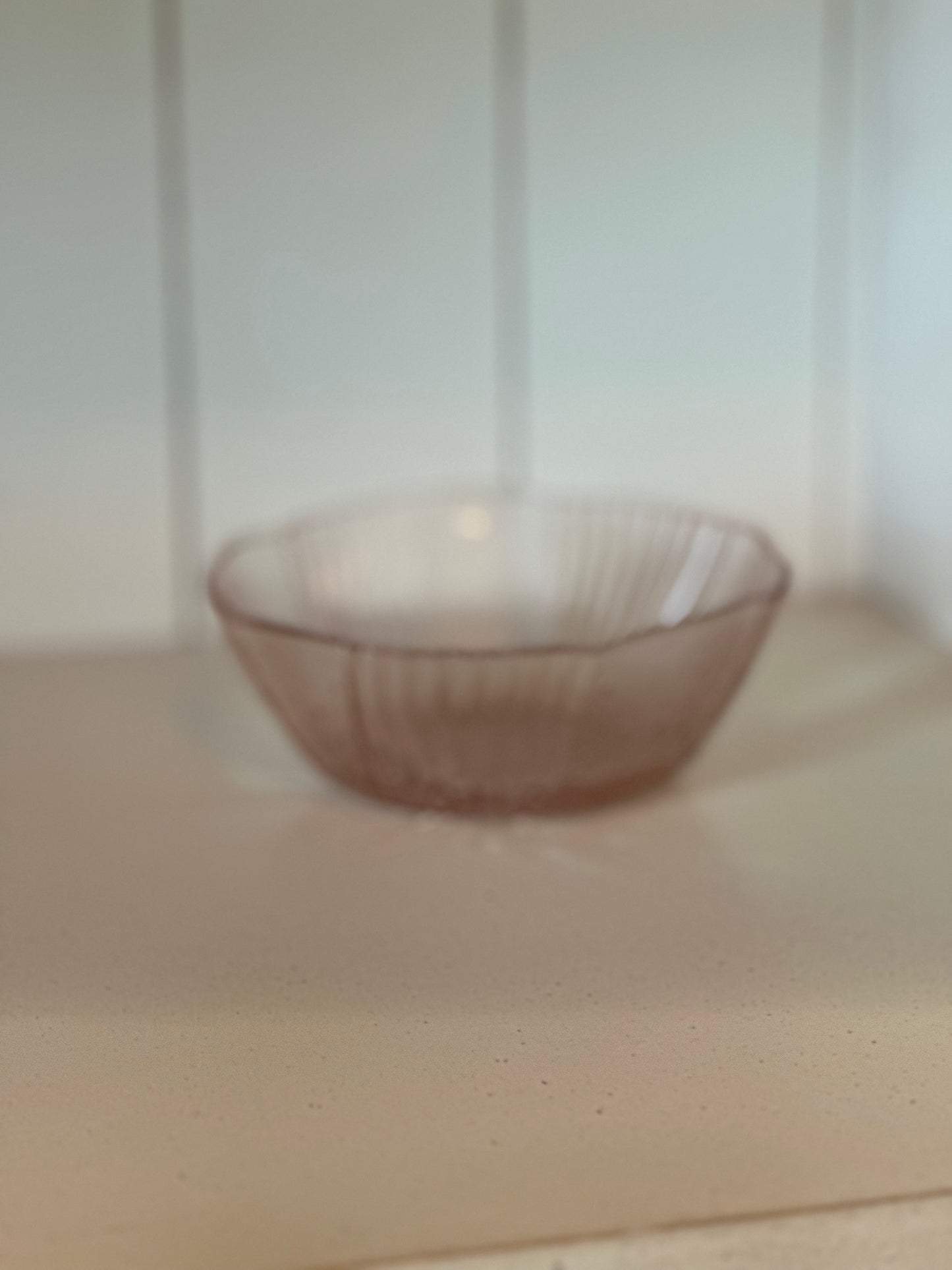 Pink Glass Bowl