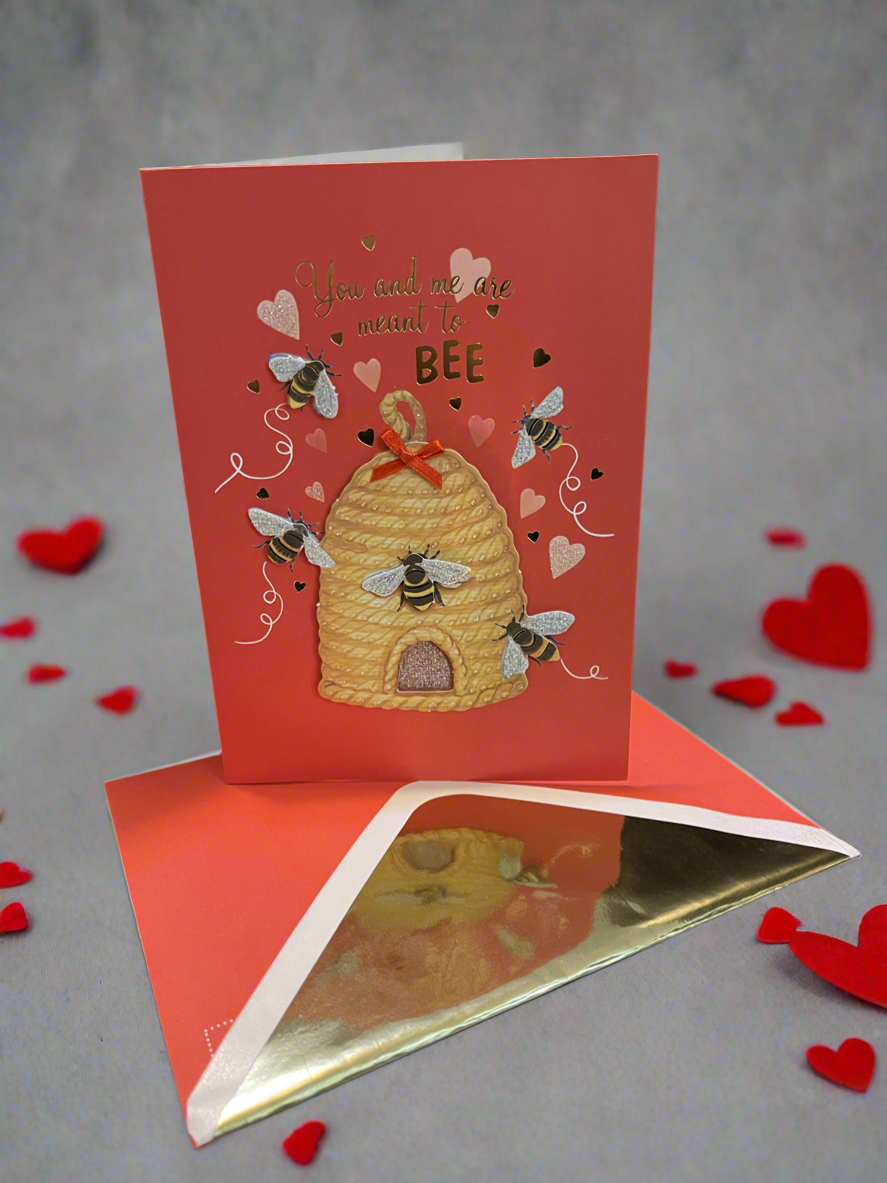 You and Me are Meant to Bee Greeting Card