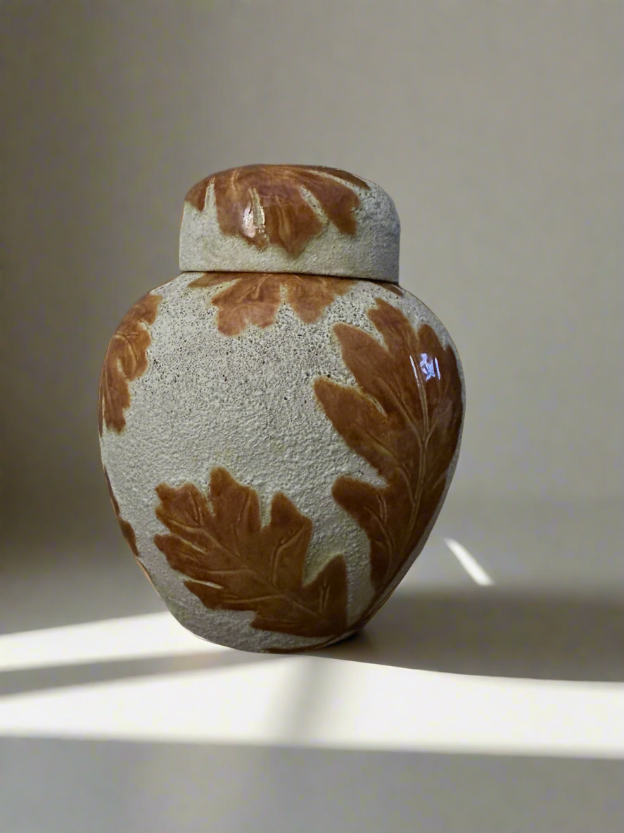 Fall Ginger Jar