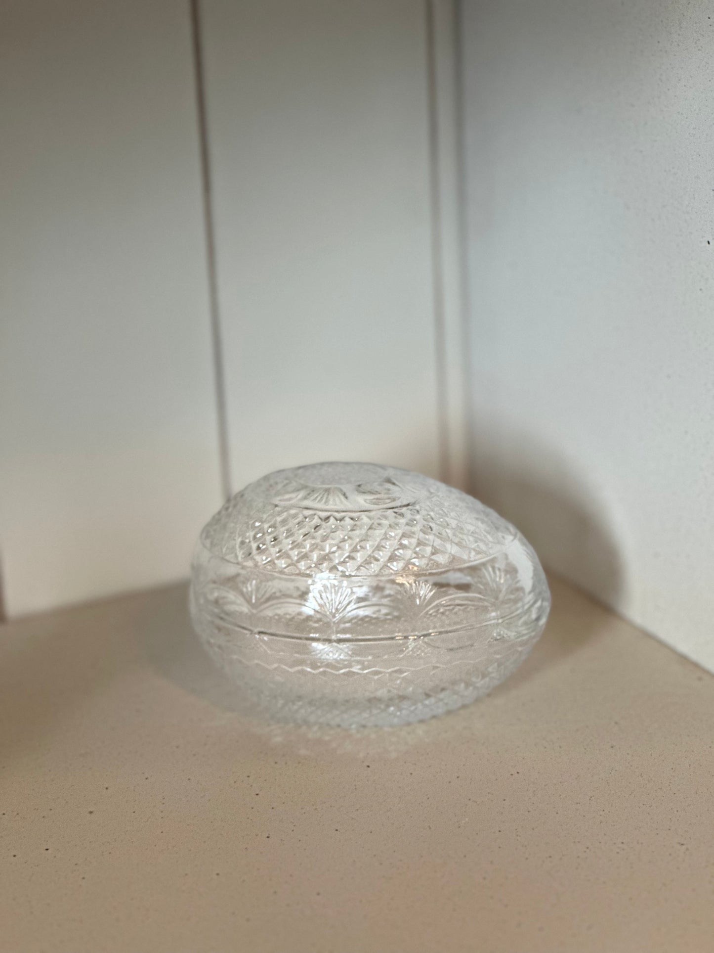Glass Egg by Avon 1977