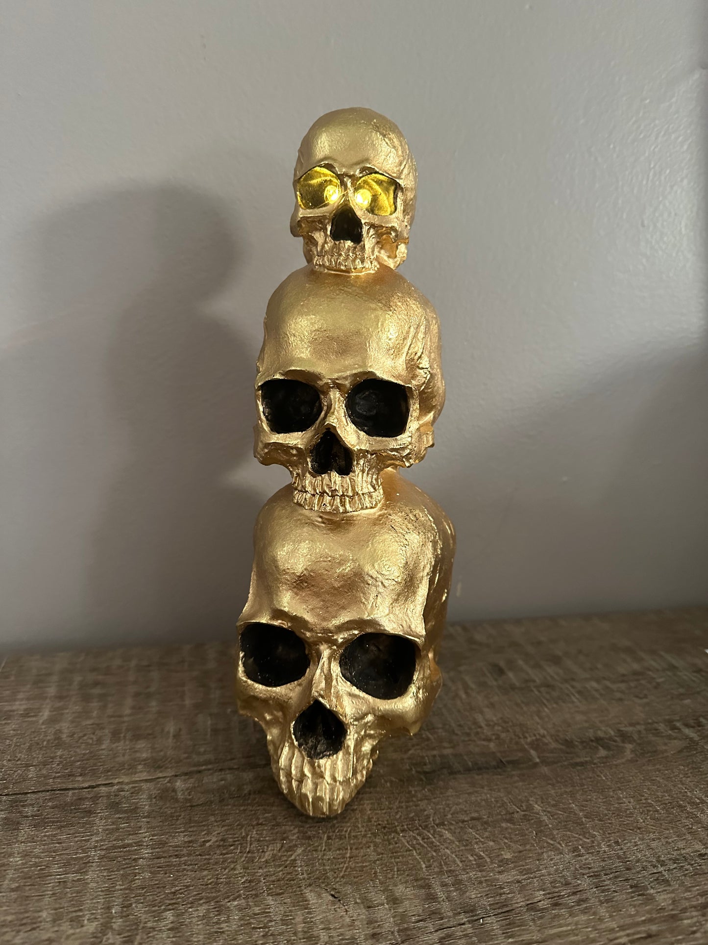 Gold Stacked Skulls