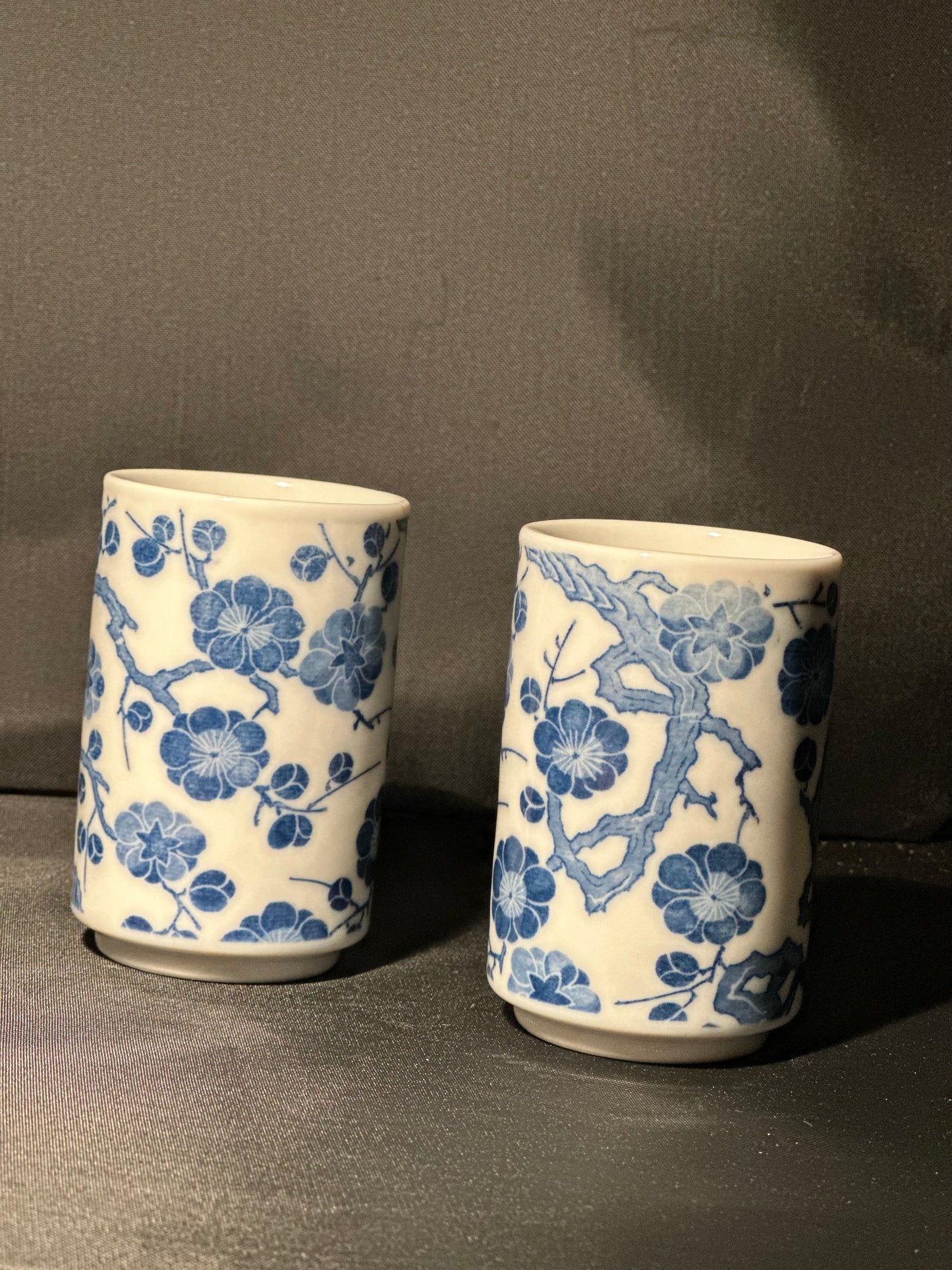 Vtg Japan Tall Tea Saki Cups (Set Of 6)