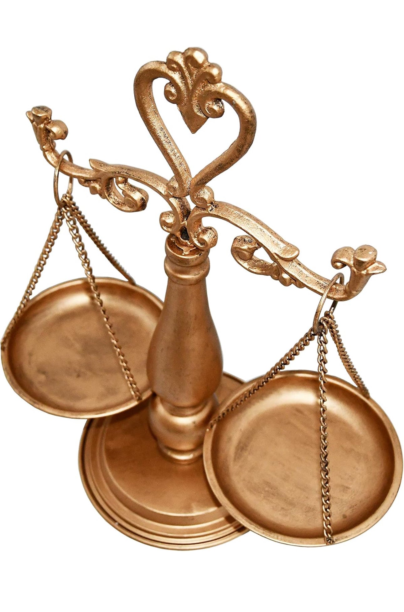 Vintage Style Metal Lawyer Scale