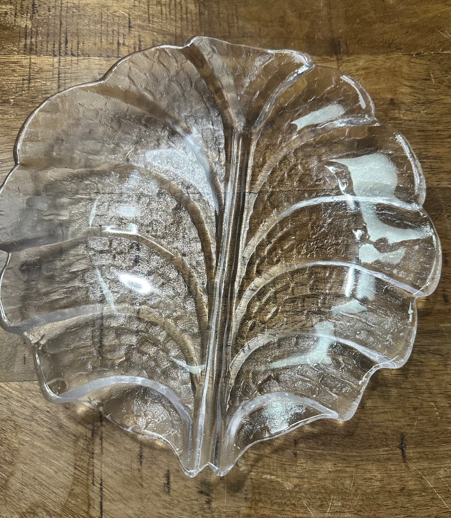 Vtg Art Glass Salad Plate