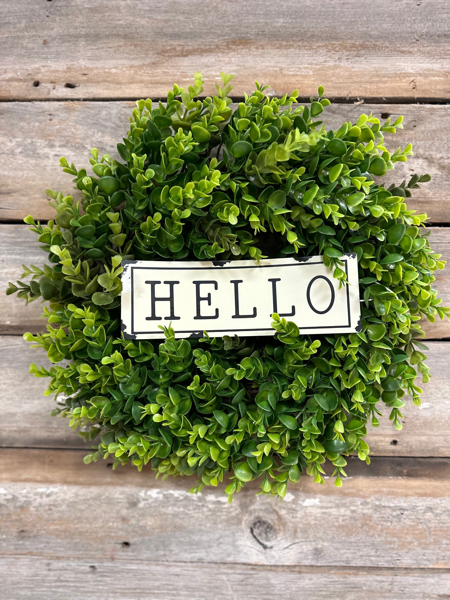 Boxwood wreath