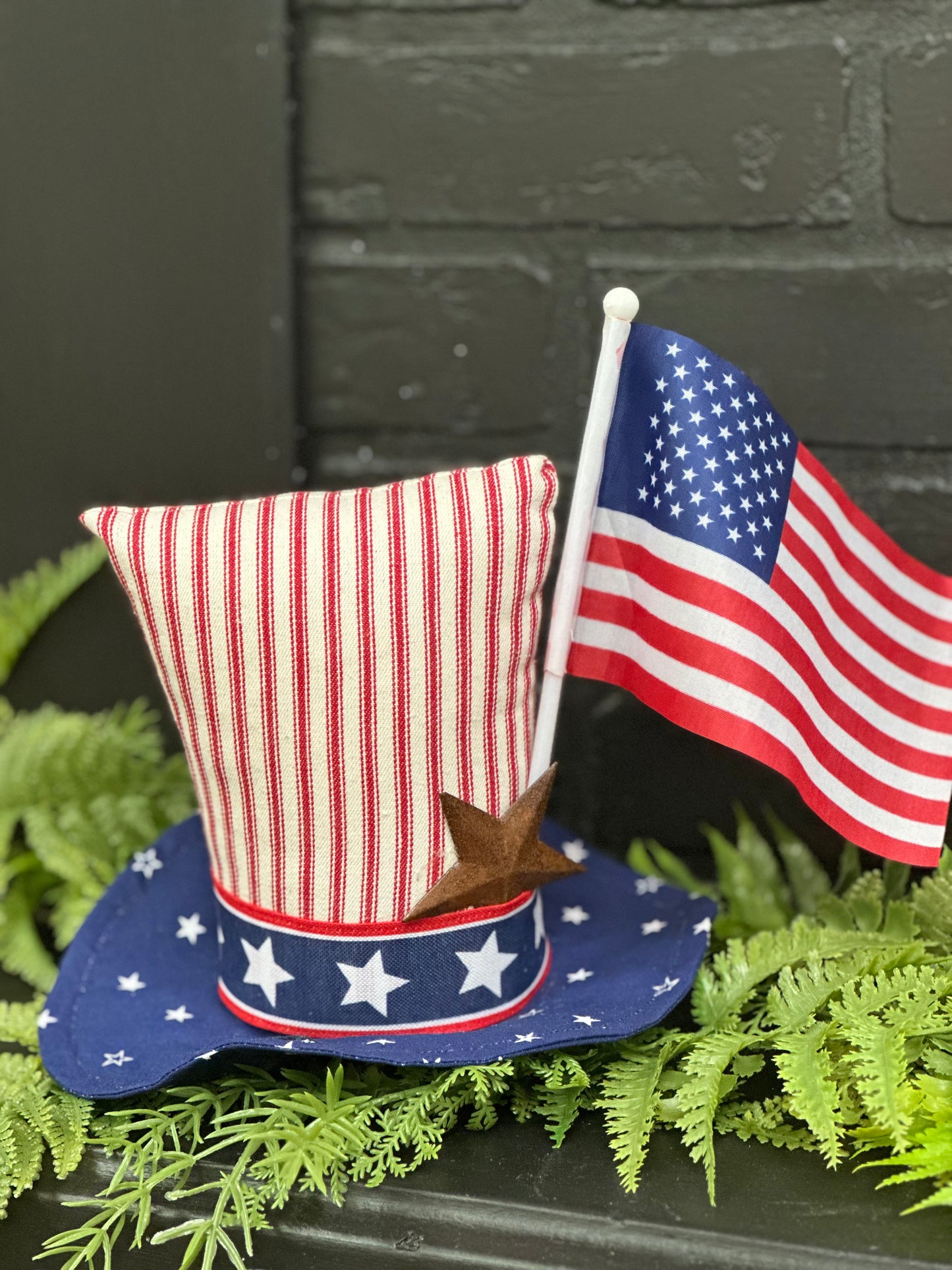 Decoritive Hats - Red, White & Blue Cindi