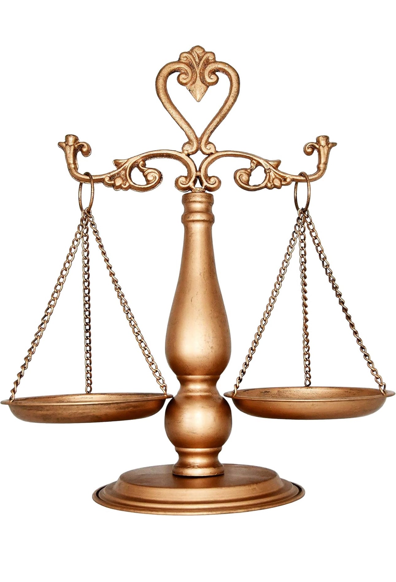 Vintage Style Metal Lawyer Scale