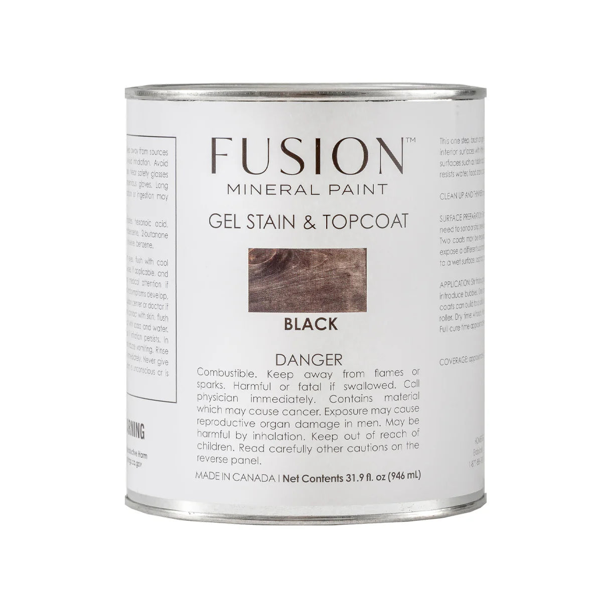 GEL STAIN & TOP COAT 946ML