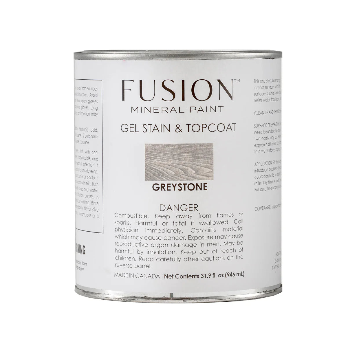 GEL STAIN & TOP COAT 946ML