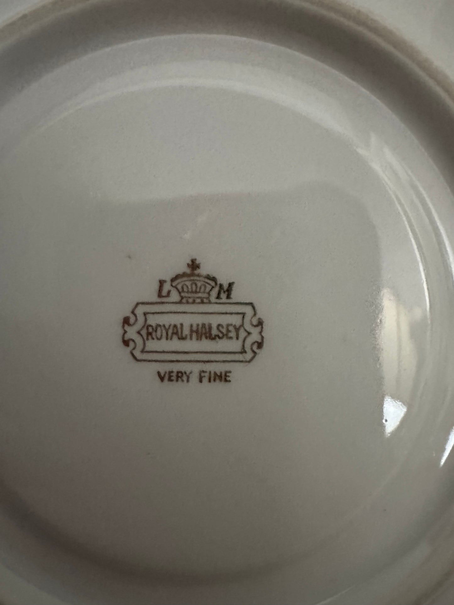 Vtg Royal Halsey Tea Cup
