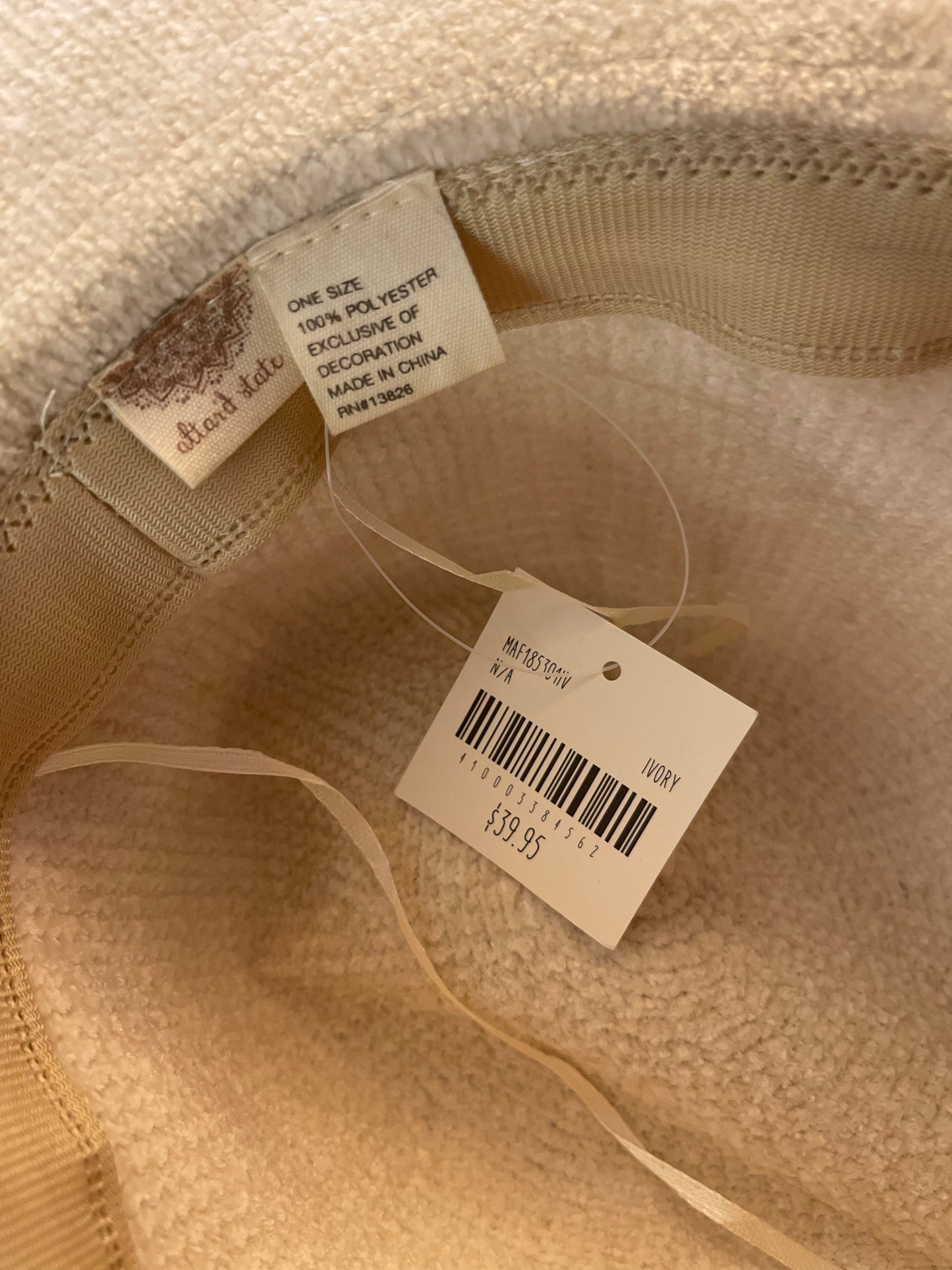 Altar’d State Fedora Hat NWT