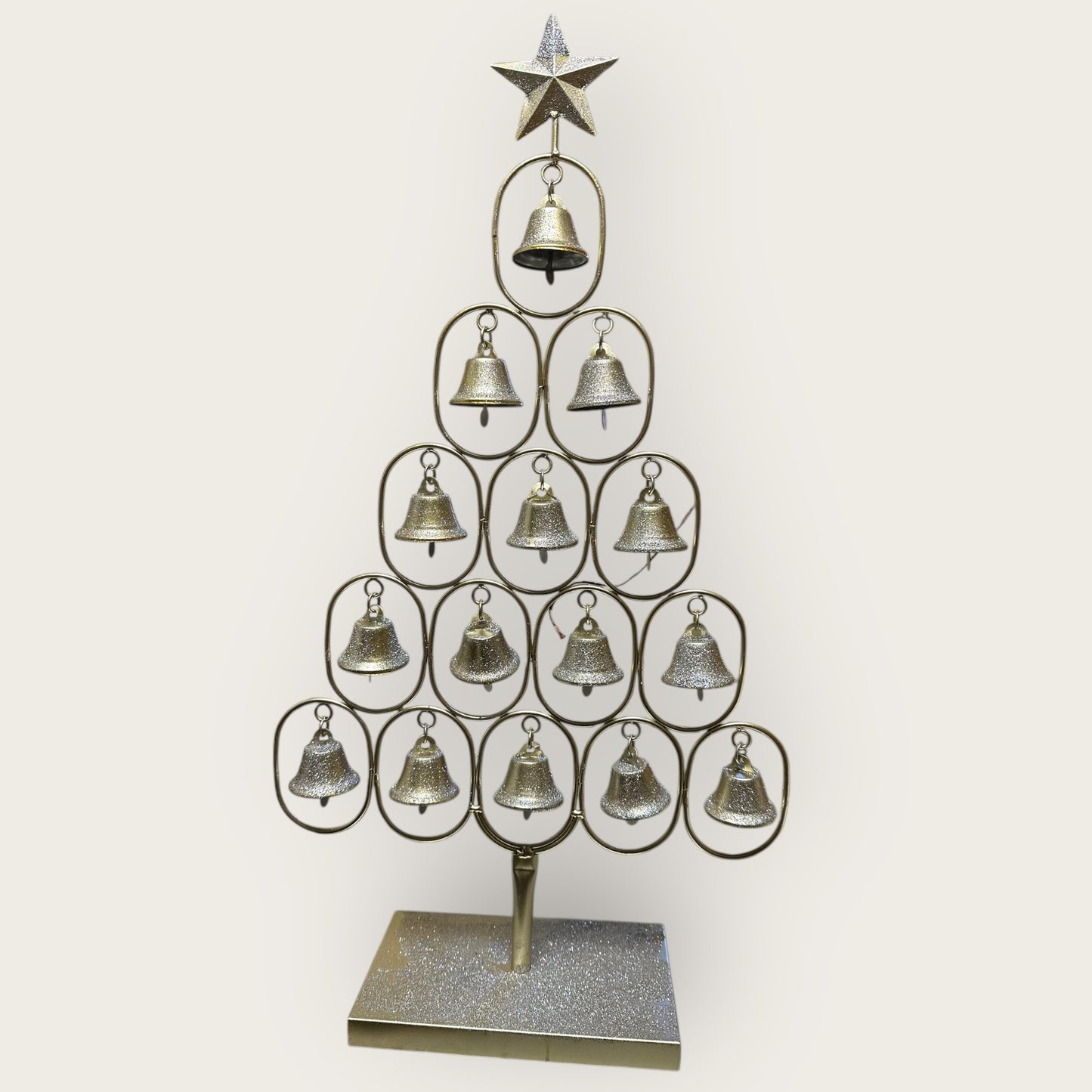 Gold bell tree / glitter