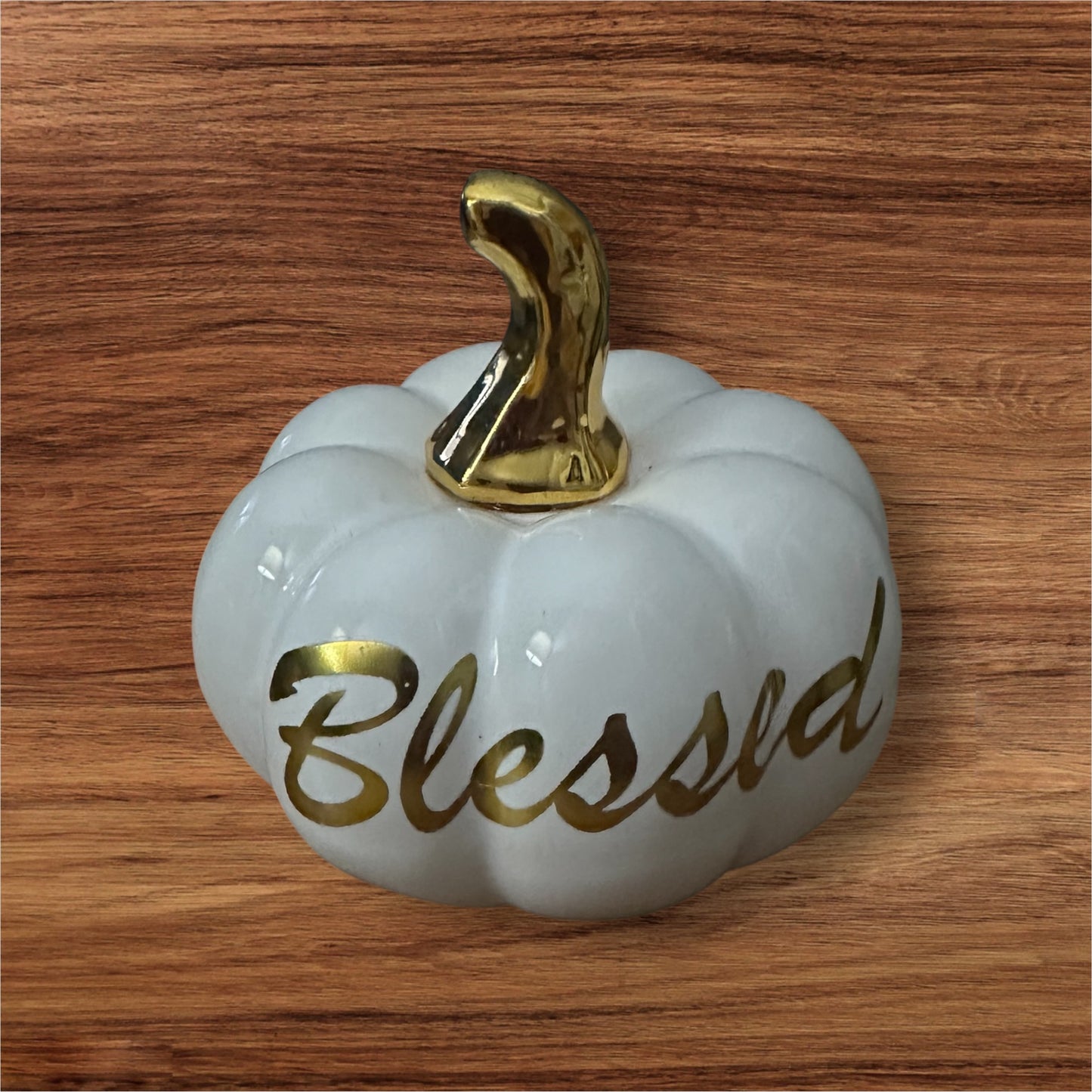 Blessed Ceramic Pumpkin