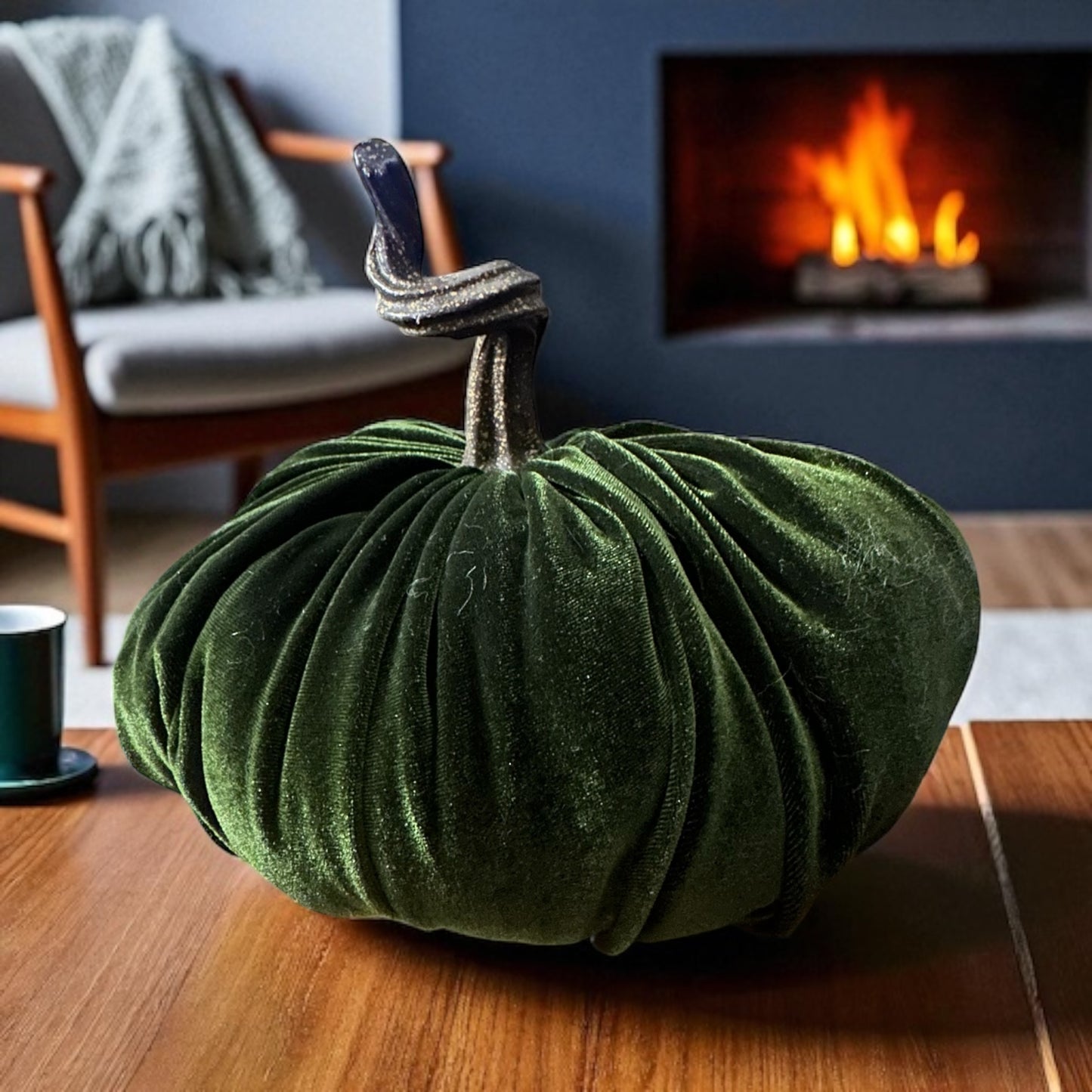 Plush Velvet Pumpkin