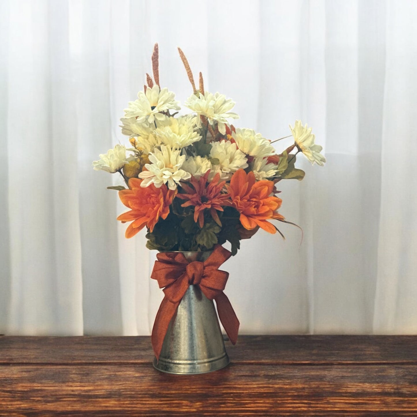 Fall Floral in watering pitcher