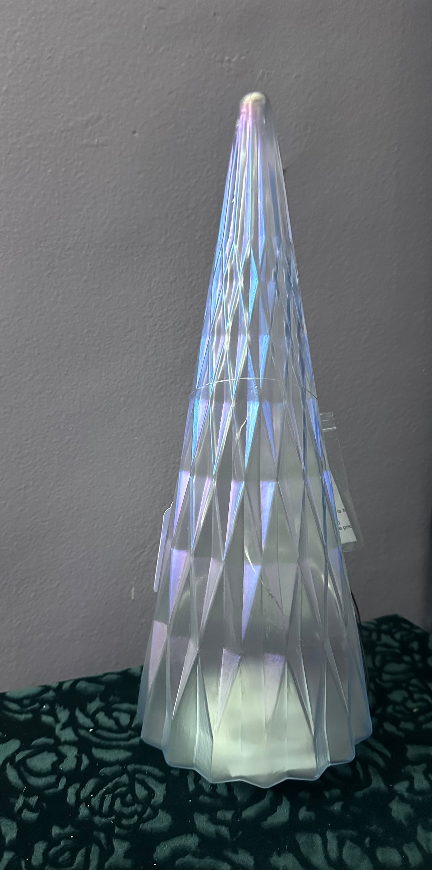 Iridescent Light Up Tree 15”