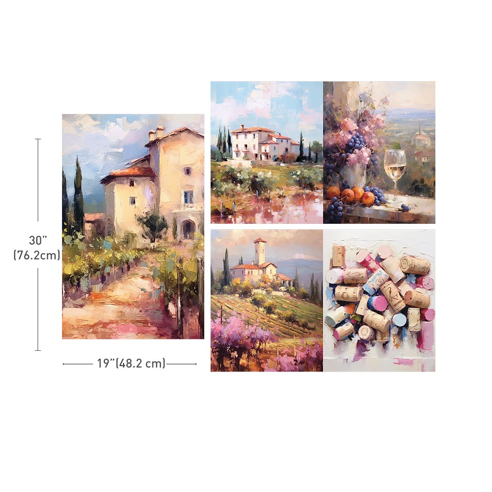 Romantic Getaway Decoupage Decor Tissue Paper Pack