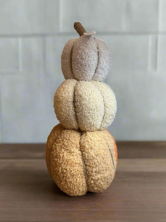 Stacked Fabric Pumpkin