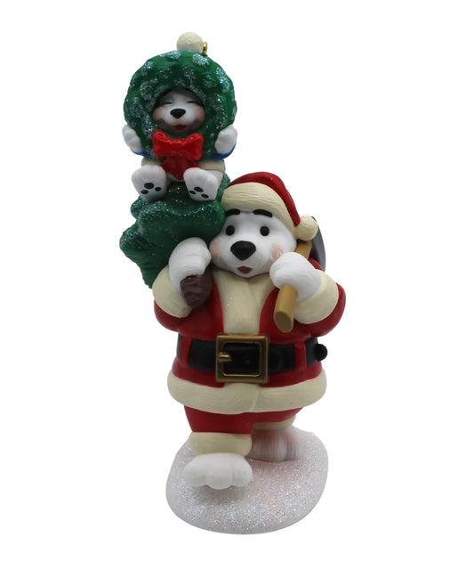 Hallmark Keepsake Polar Bear Santa with Magic Sound