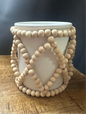 Wood Bead Planter