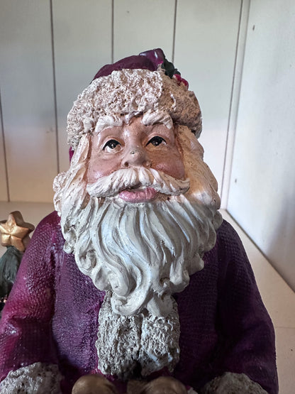 Santa Resin Shelf Sitter