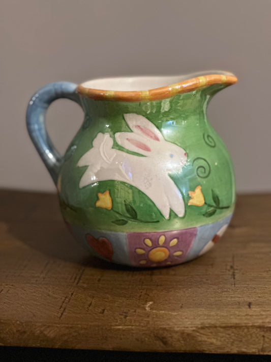 Bunny Hop pitcher/vase
