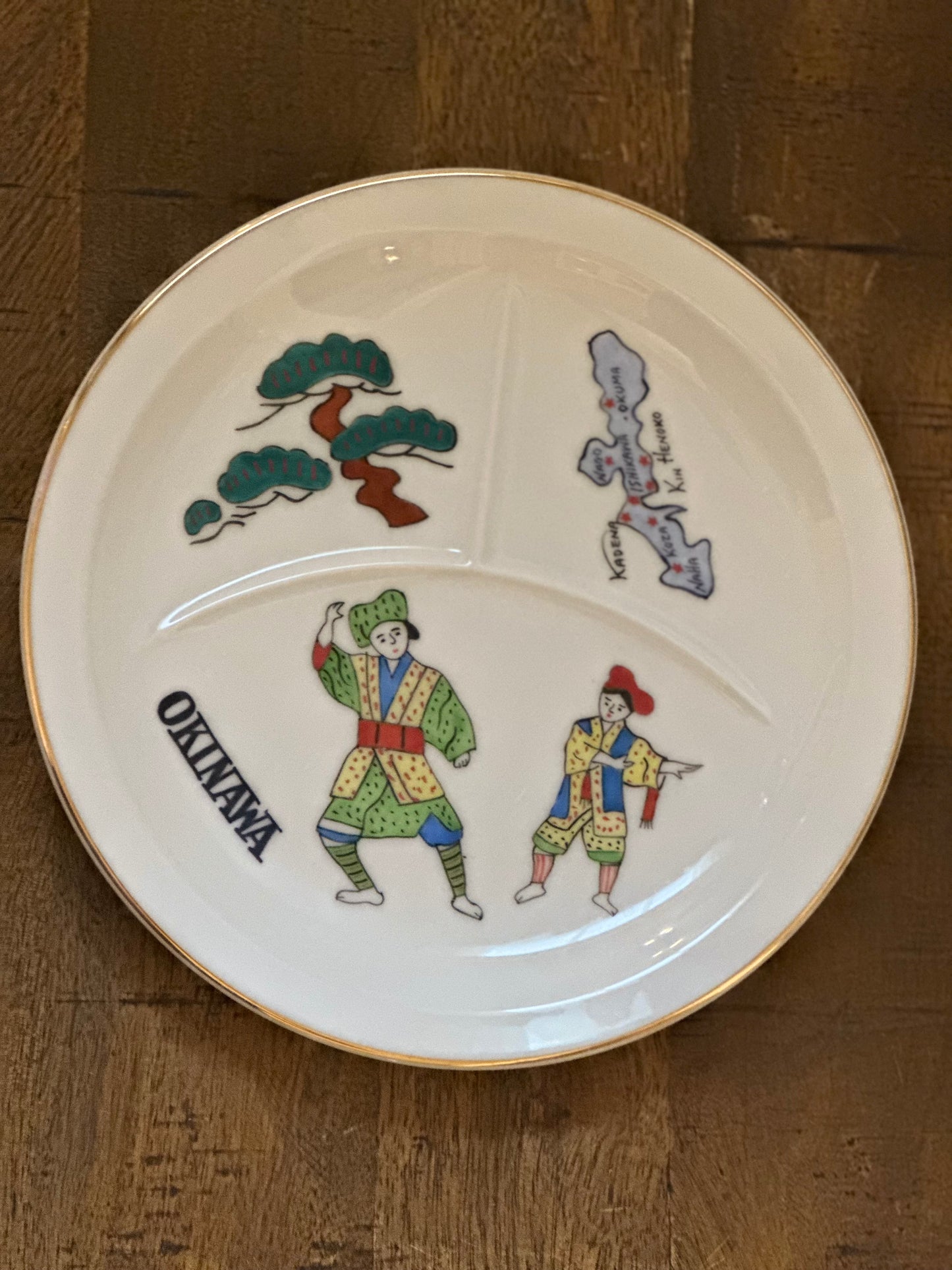 Castle Vintage Hand Painted Plate