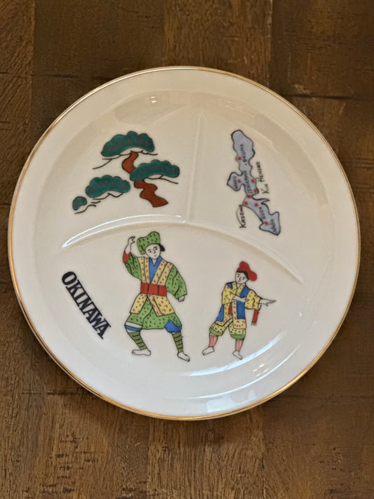 Castle Vintage Hand Painted Plate