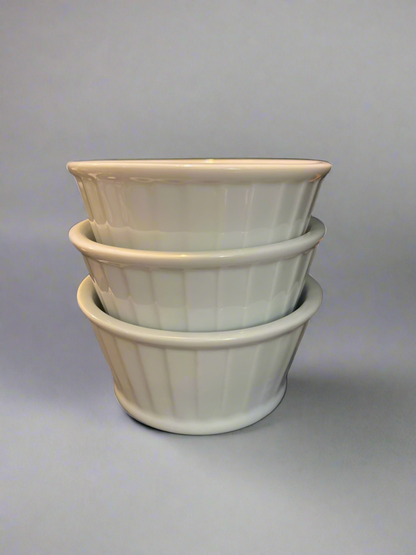 Fluted Ramekin set of 3