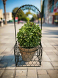 Faux Boxwood Planted Arrangement