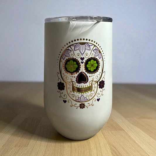 Tumbler Skull/White