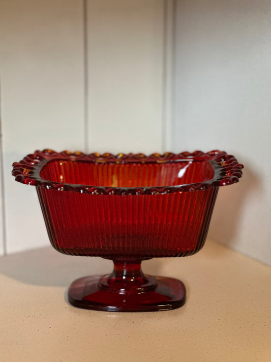 FTDA 1981 Rectangular Indiana Lace Glass