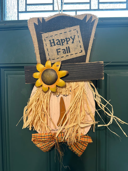 Scarecrow Head Wall Hanging
