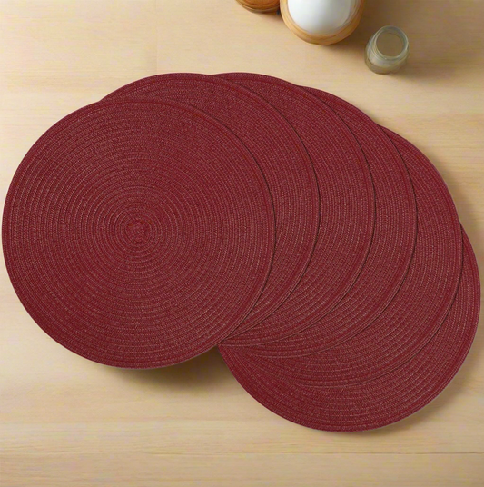 Fall Woven Round Placemats(sets of 2)