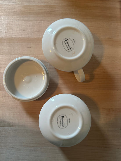 Franciscan Heritage Creamer & Lidded Sugar Bowl Set