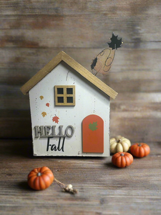 Hello Fall Wood House